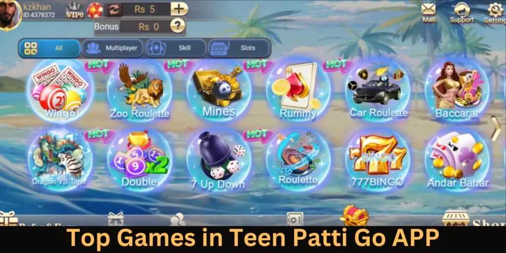 Teen Patti Go gameplay screenshot Online multiplayer card game